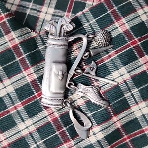 JJ (Jonette) 1988 Vintage Golf Bag Pin